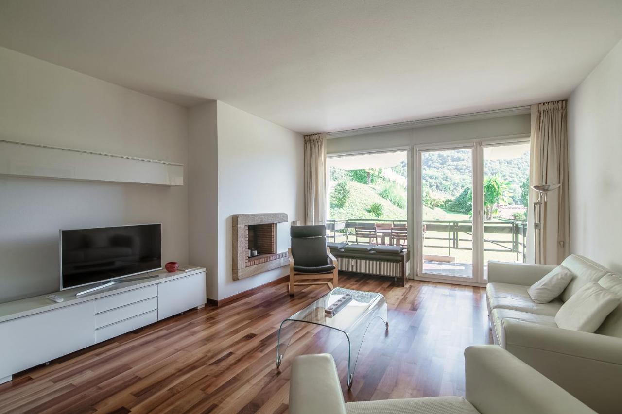 Cadro Garden By Quokka 360 - Flat With Garden View Apartment Лугано Екстериор снимка