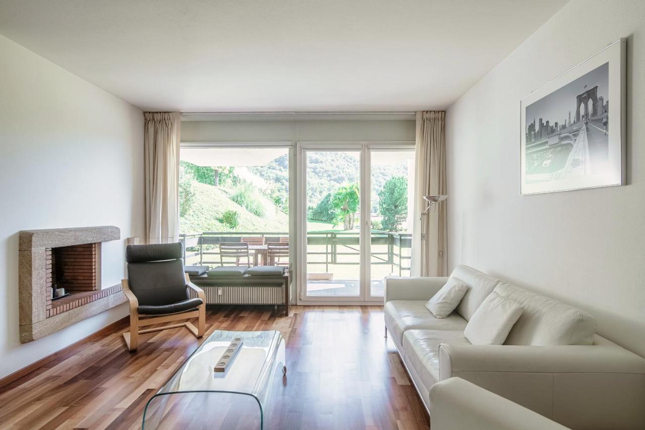 Cadro Garden By Quokka 360 - Flat With Garden View Apartment Лугано Екстериор снимка